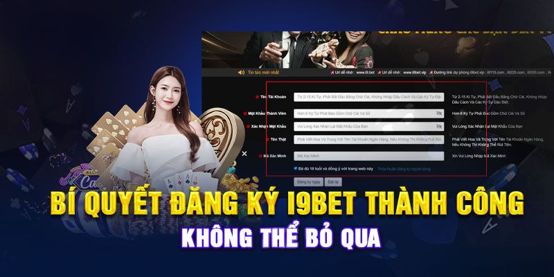 Tạo tài khoản i9bet nhanh trong 3 bước